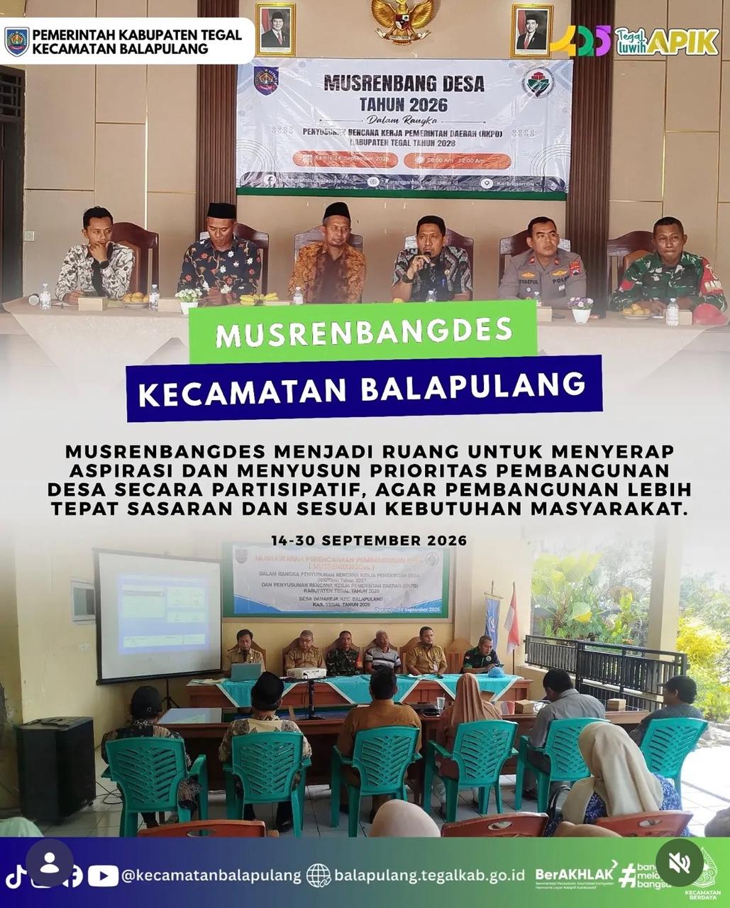 musrenbangdes-kecamatan-balapulang-2026-wujudkan-pembangunan-desa-yang-partisipatif-dan-tepat-sasaran