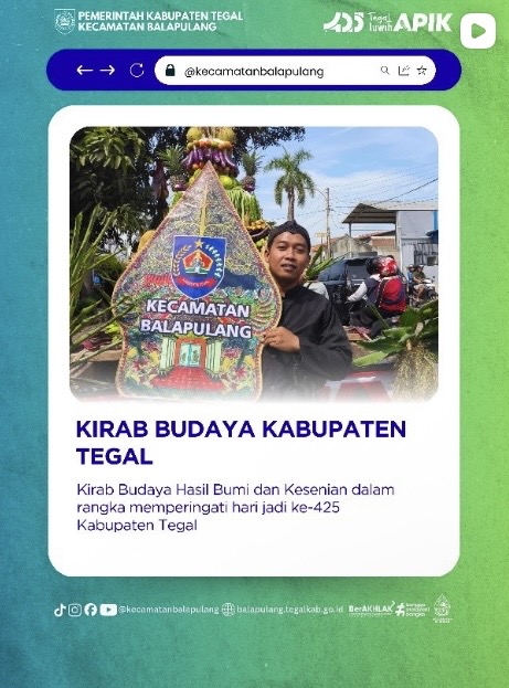 kecamatan-balapulang-tampilkan-gunungan-hasil-bumi-dalam-kirab-budaya-hari-jadi-ke-425-kabupaten-tegal