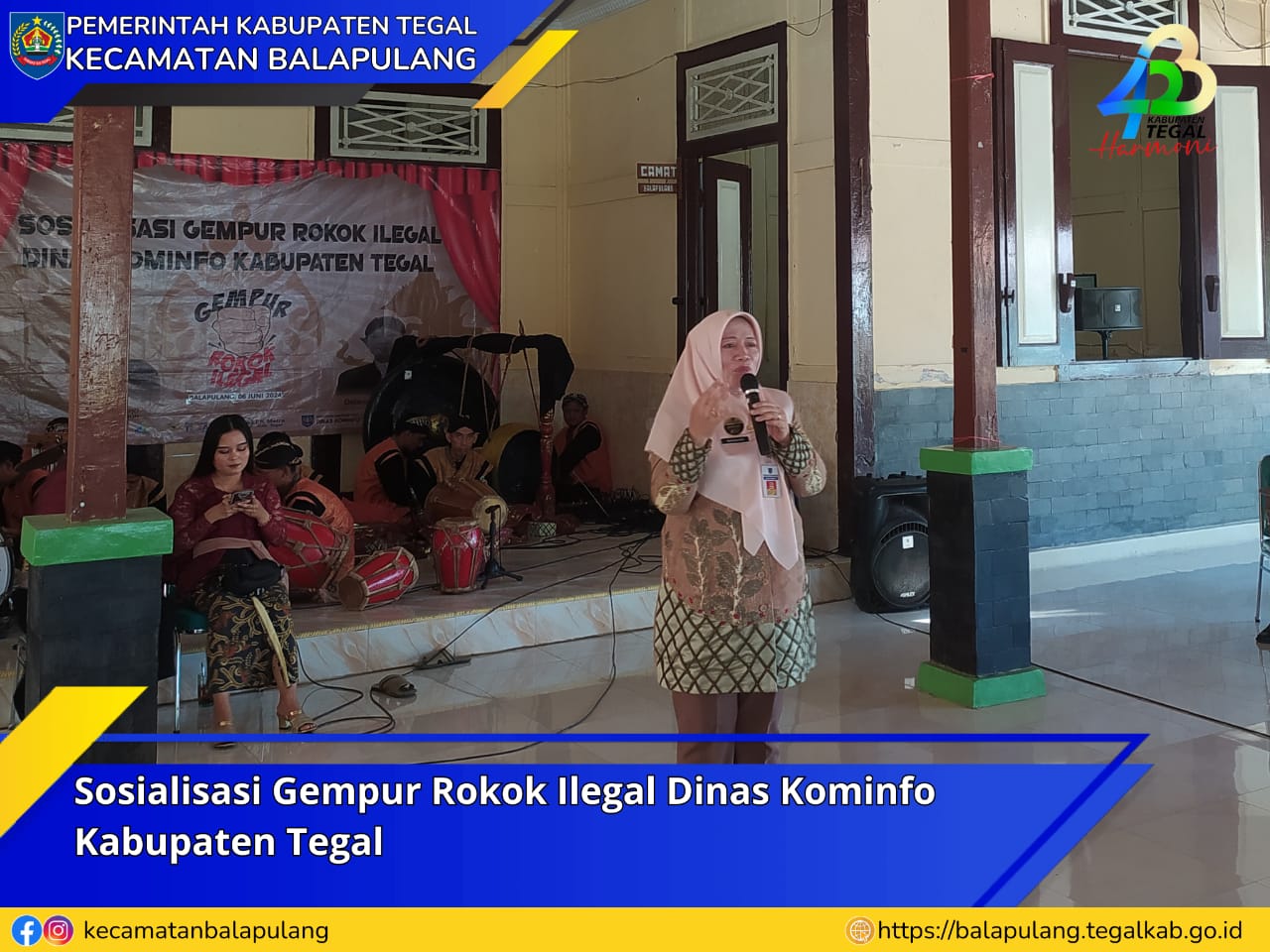 sosialisasi-gempur-rokok-ilegal-bersama-dinas-komifo-kabupaten-tegal